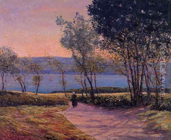 Landscape by the Water Oil Painting - Maxime Maufra