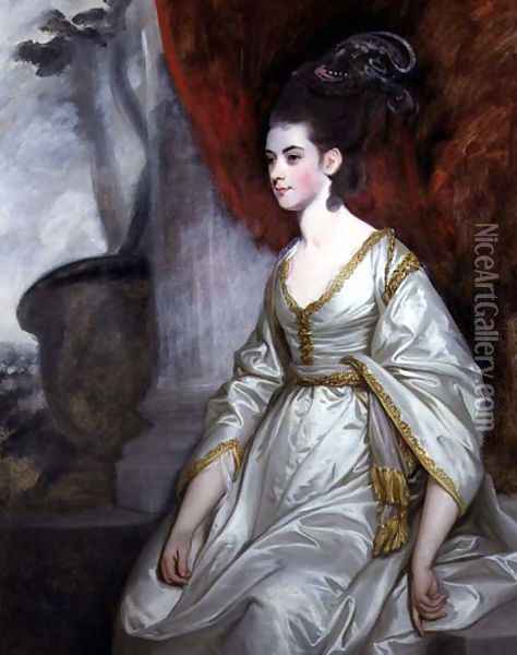 Portrait of Mrs Robert Mayne d.1780, c.1775 Oil Painting - Sir Joshua Reynolds