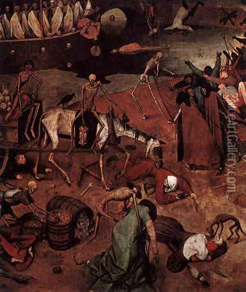 The Triumph of Death (detail) 2 Oil Painting - Pieter the Elder Bruegel