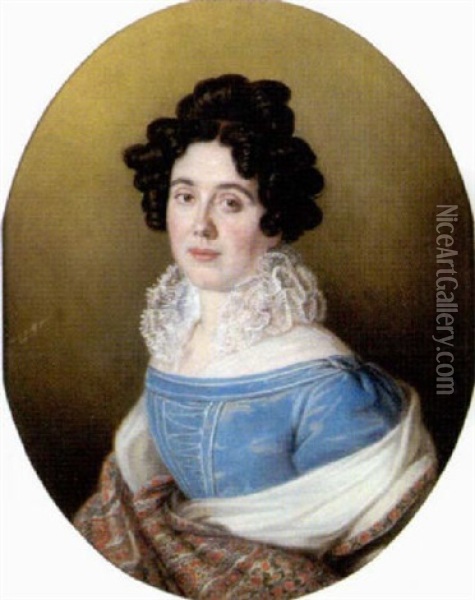 Portrait Einer Dame Oil Painting - Joseph Krafft