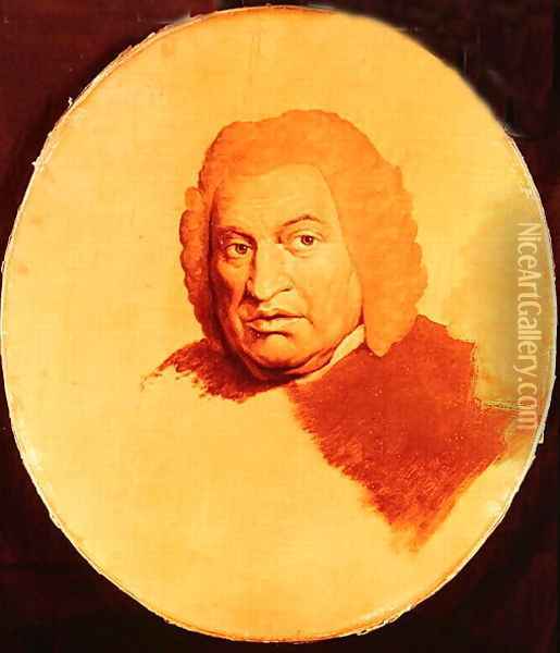 Portrait of Samuel Johnson Oil Painting - James Barry