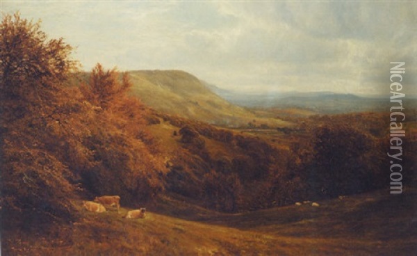 Autumn Oil Painting - George Vicat Cole