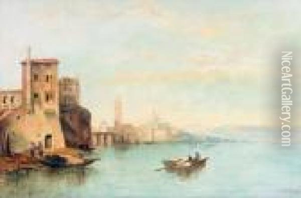 In Der Lagune Vor Venedig Oil Painting - William Meadows