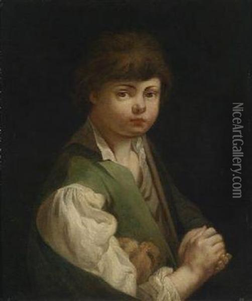 Portrait Of A Boy Oil Painting - Jean Baptiste Greuze