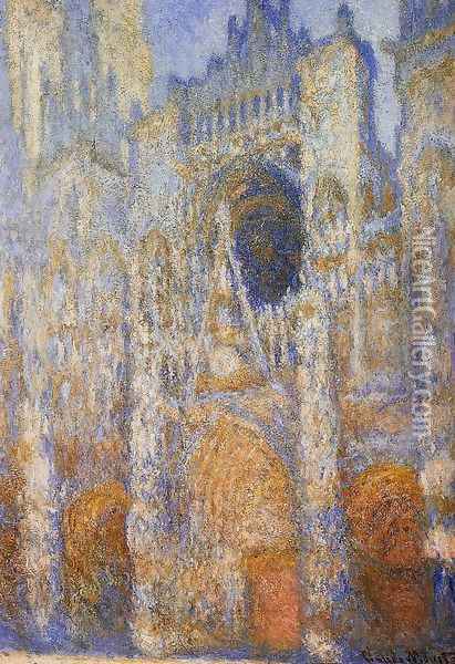 The Portal Of Rouen Cathedral At Midday Oil Painting - Claude Oscar Monet