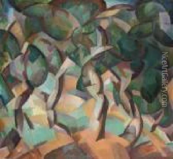 Mallorca Oil Painting - Leo Gestel