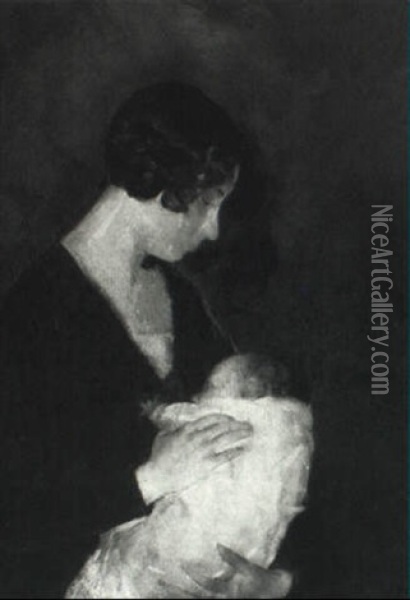 Maternal Love Oil Painting - Charles Webster Hawthorne