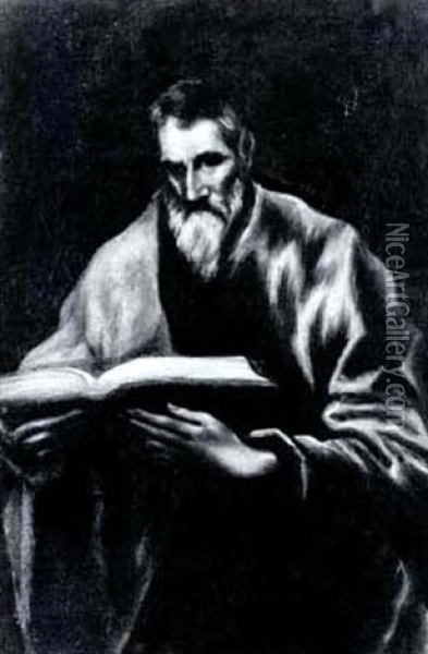 Saint Simon Oil Painting -  El Greco