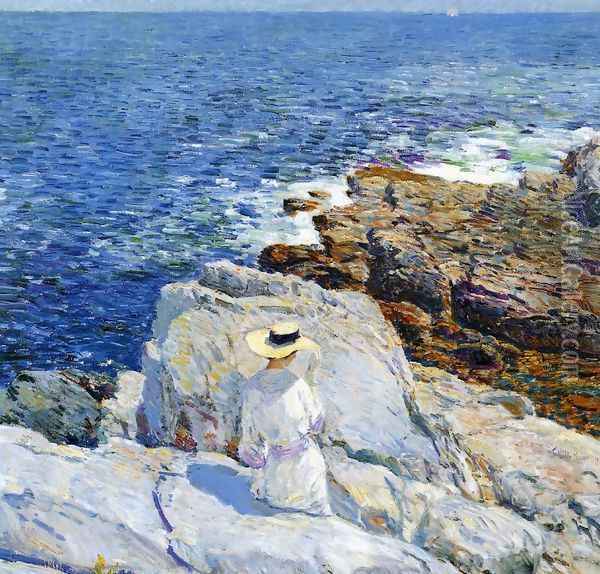The South Ledges, Appledore Oil Painting - Frederick Childe Hassam