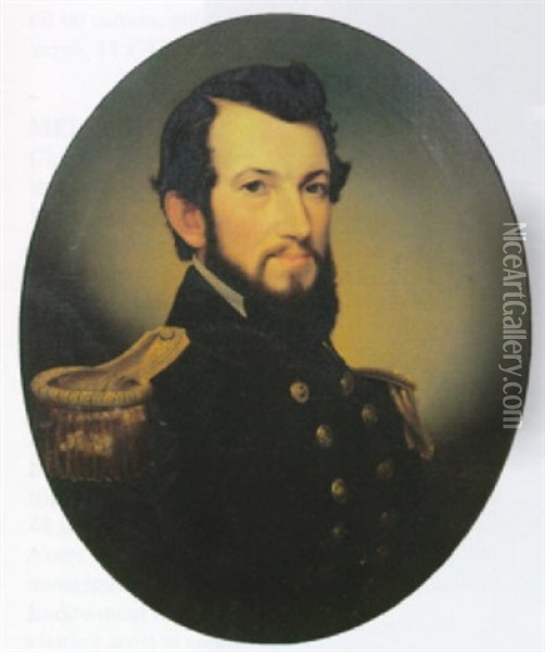 Portrait Of Lieutenant James B. Mccauley Oil Painting - William Alexander Kennedy Martin