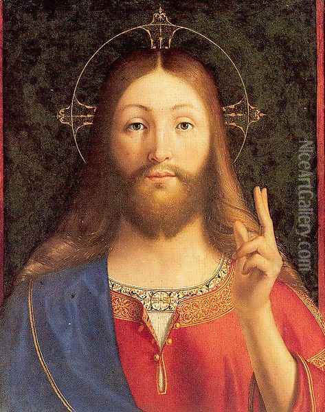 Salvator Mundi 1512 Oil Painting - Andrea Previtali