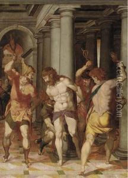 The Flagellation Oil Painting - Federico Zuccaro