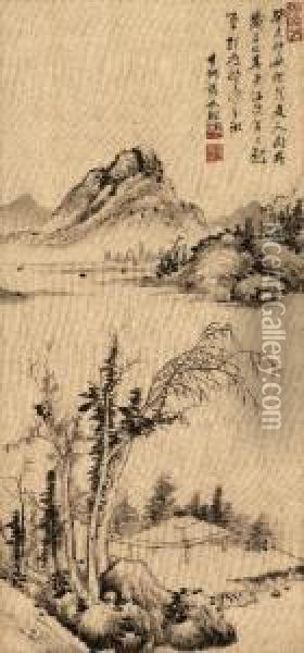 Landscape Of Serenity Oil Painting - Yang Wencong