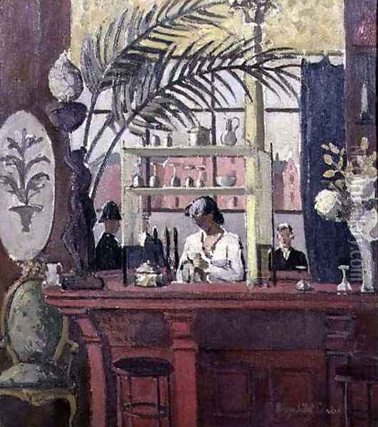 The Saloon Bar Oil Painting - Brynhild Parker