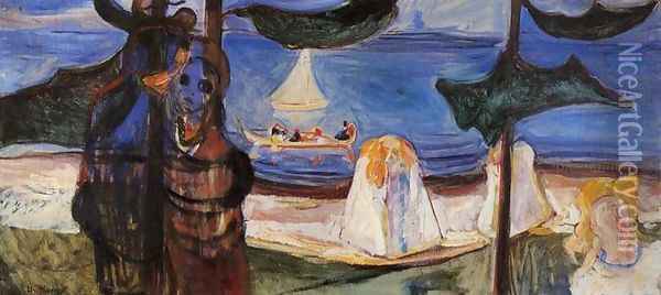 Summer Day Oil Painting - Edvard Munch