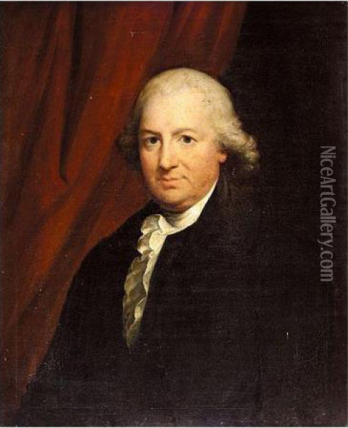 Portrait Of James Hamilton Of Sheephill (d.1800) Oil Painting - Gilbert Stuart
