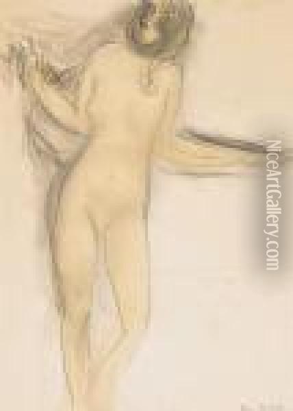 Femme Nue Debout Oil Painting - Auguste Rodin