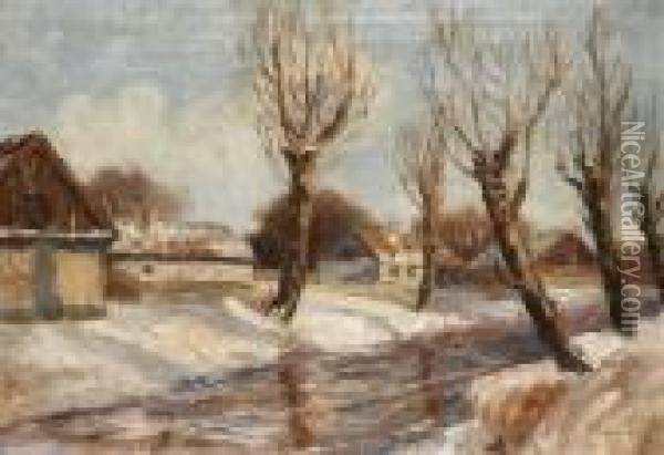 Paysage Oil Painting - Georges Lapchine