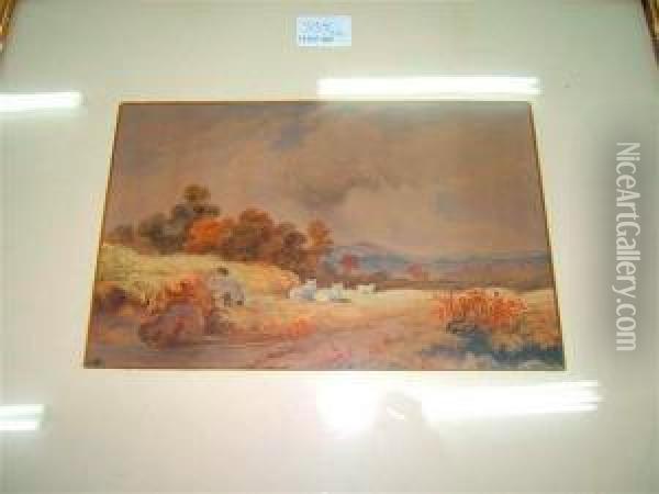 Hampstead Heath Oil Painting - Henry Wilcocks