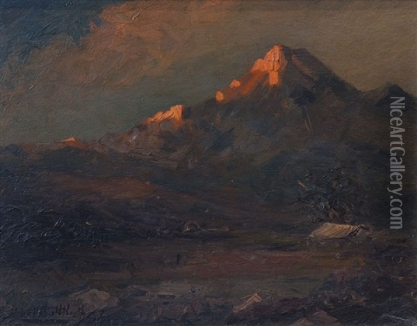 Atardecer En La Montana Oil Painting - Stephen Robert Koekkoek