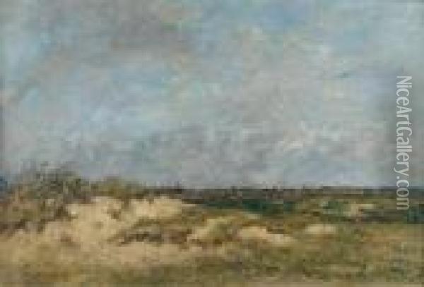 Berck, Les Dunes Par Gros Temps Oil Painting - Eugene Boudin