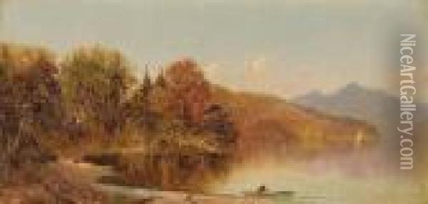 Lake George Oil Painting - Jervis McEntee