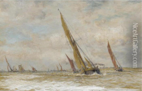 Off Sheerness Oil Painting - William Lionel Wyllie