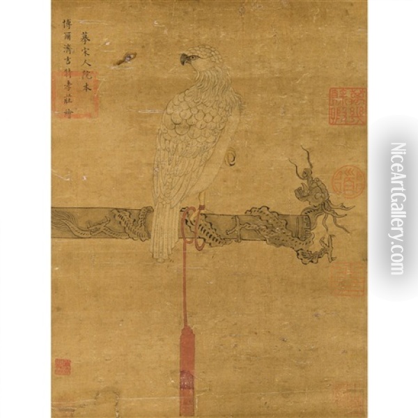 White Eagle Oil Painting -  Empress Dowager Xiaozhuang