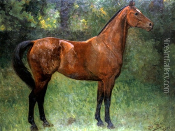 "ursula" Oil Painting - Hermann Joseph Knackfuss