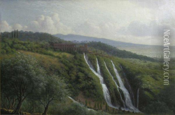 Tivoli Oil Painting - William Hammer
