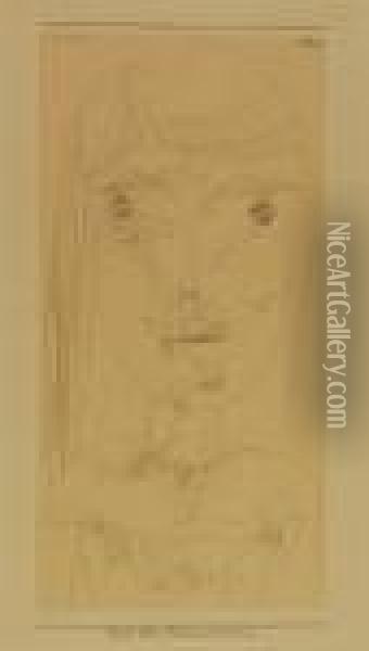 Physiognomisch, Nachm.b. Oil Painting - Paul Klee