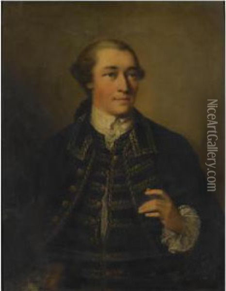 Portrait Of Henry Hanson Oil Painting - Thomas Frye