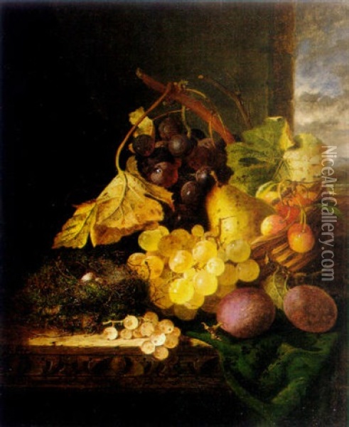 Nature's Bounty Oil Painting - Edward Ladell