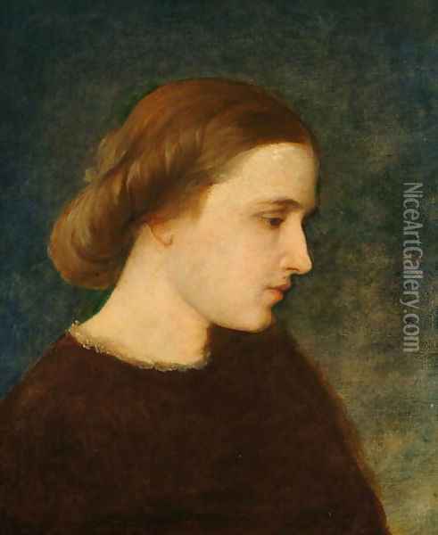 Miss Mildmay, c.1856 Oil Painting - George Frederick Watts