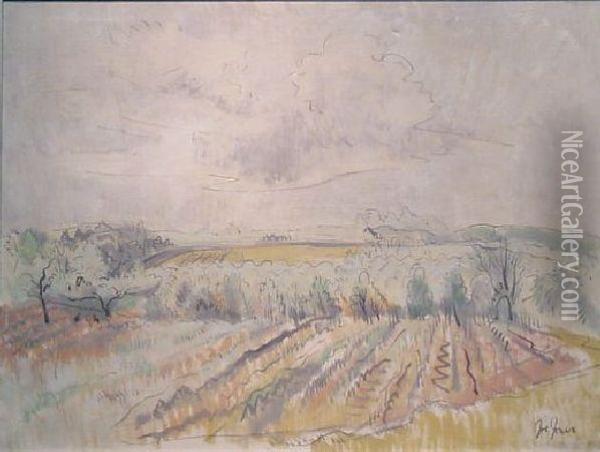 Orchard On The Hudson Oil Painting - Joe L. Jones