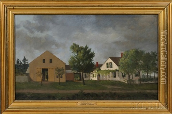 Stockbridge Homestead, Freeport, Maine Oil Painting - Franklin Stanwood