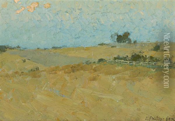 Templestowe Landscape Oil Painting - Emanuel Phillips Fox