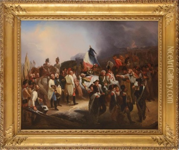 La Mort Du General Marceau Oil Painting - Francois Bouchot