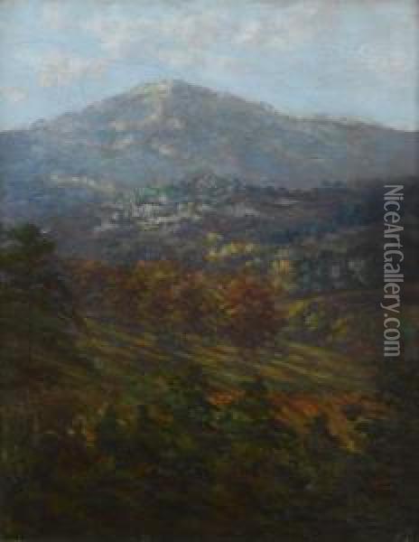 North Carolina Landscape Oil Painting - Louis Rowell