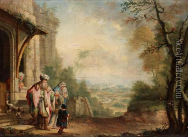 Utdrivandet Av Hagar Oil Painting - Rembrandt Van Rijn