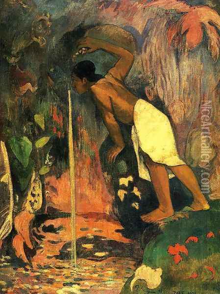 Pape Moe Aka Mysterious Water Oil Painting - Paul Gauguin