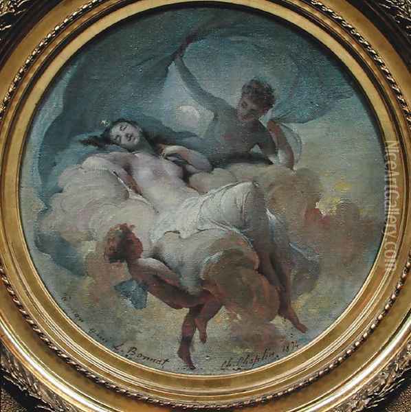 Allegory of the Night, 1874 Oil Painting - Charles Chaplin