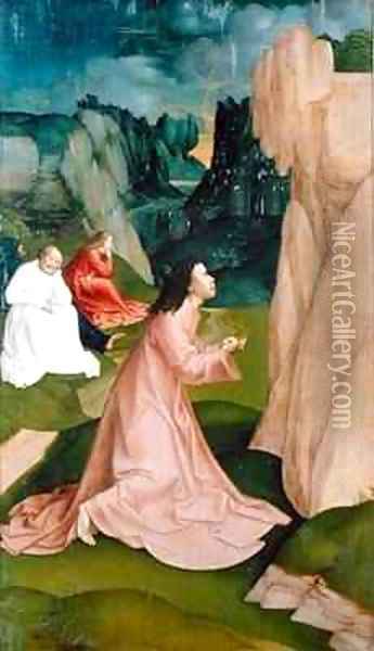 The Agony in the Garden from the Passion Series Oil Painting - Rueland the Younger Frueauf