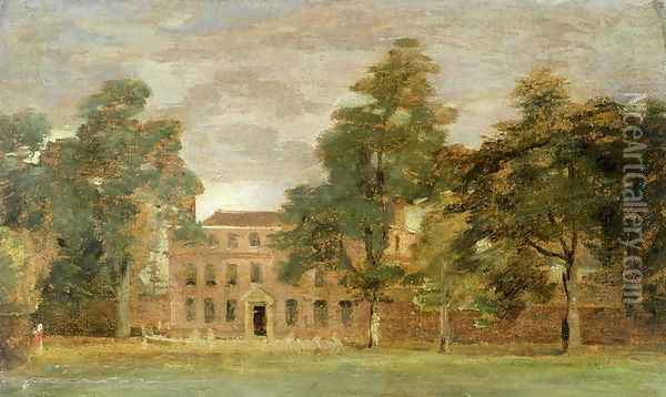 West Lodge, East Bergholt Oil Painting - John Constable
