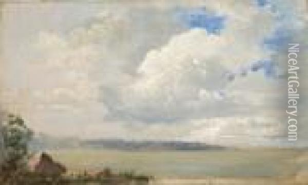 Lake Sinez Oil Painting - Isaak Ilyich Levitan