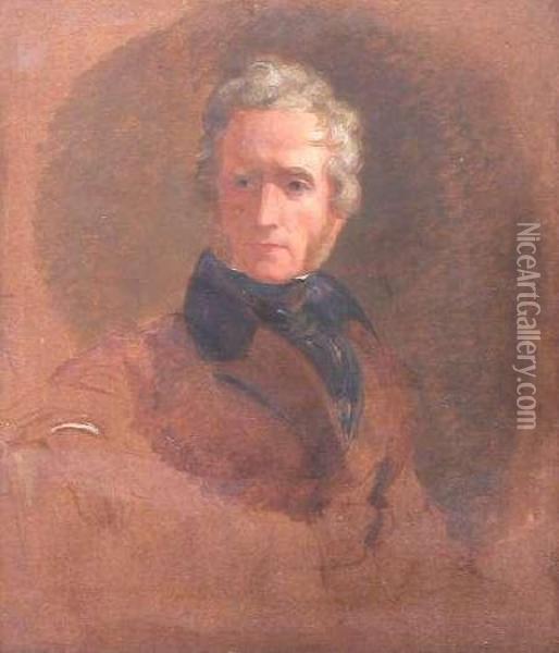 Portrait Of Robert Cutlar Ferguson Oil Painting - Sir George Hayter