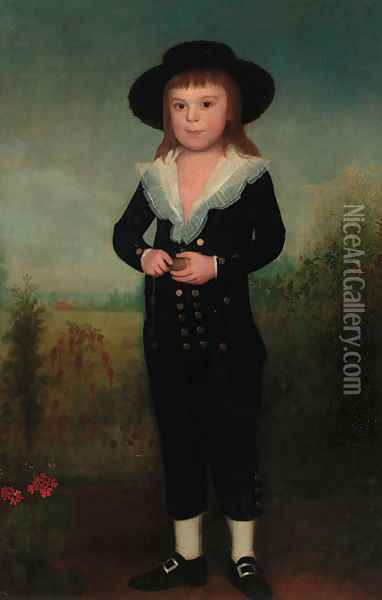 Portrait of a boy Oil Painting - Francisco Bayeu Y Subias