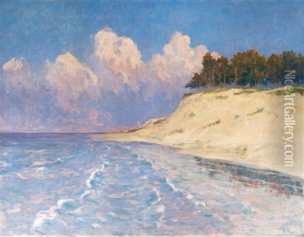 Ostseekuste Bei Rosenhagen Oil Painting - Friedrich Kallmorgen