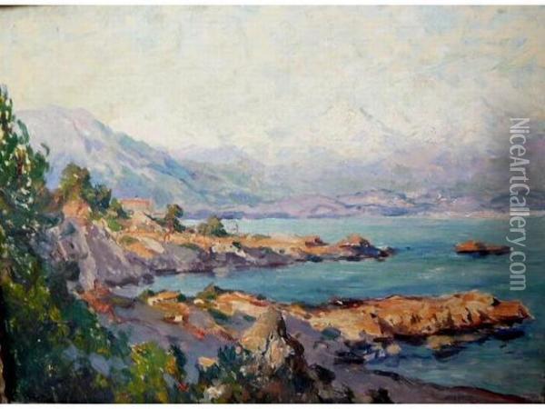 La Garoupe, Cap D Antibes Oil Painting - William Georges Thornley