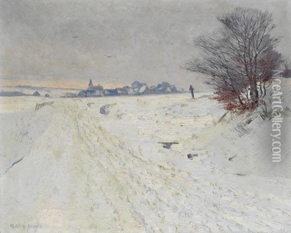 Winterlandschaft Oil Painting - Maximilian Klein Von Diepold